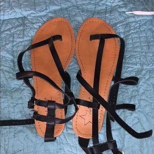 Black sandals